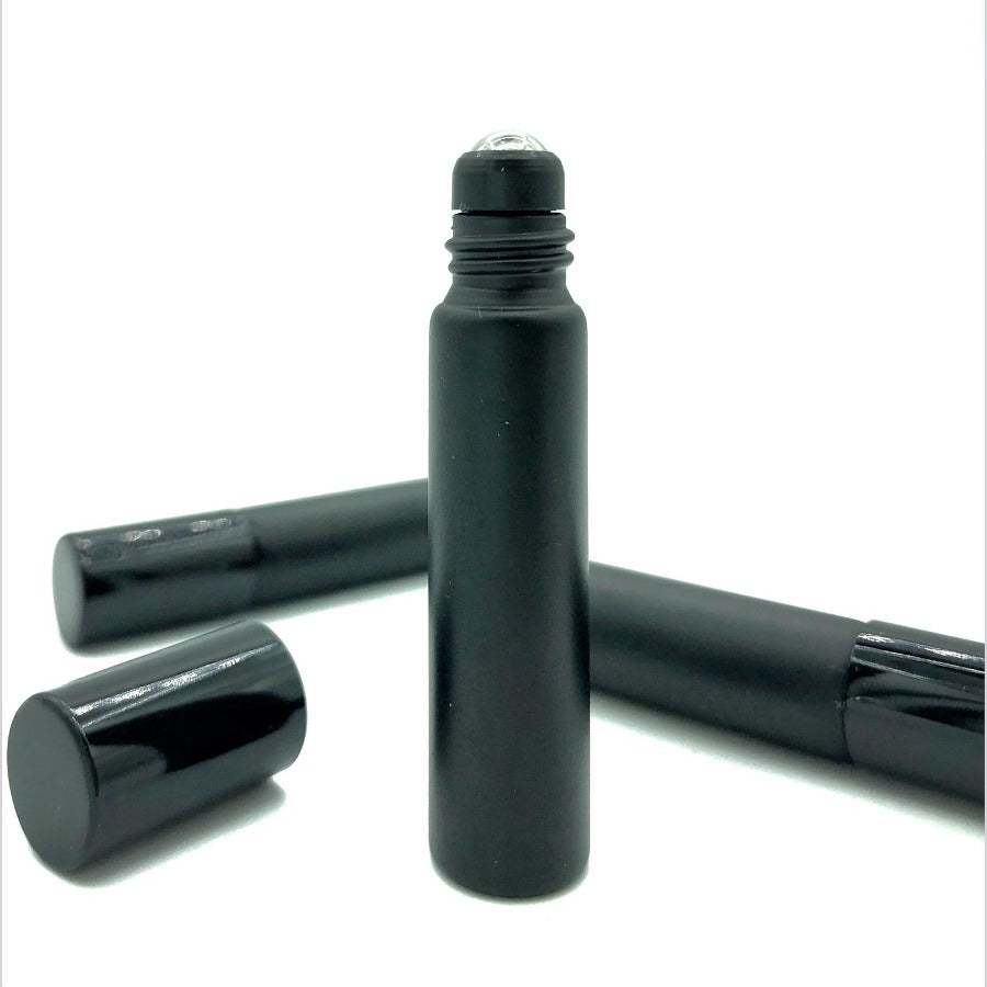 Huile de parfum EMIR Moodhila au musc en flacon roll-on noir 5 ml